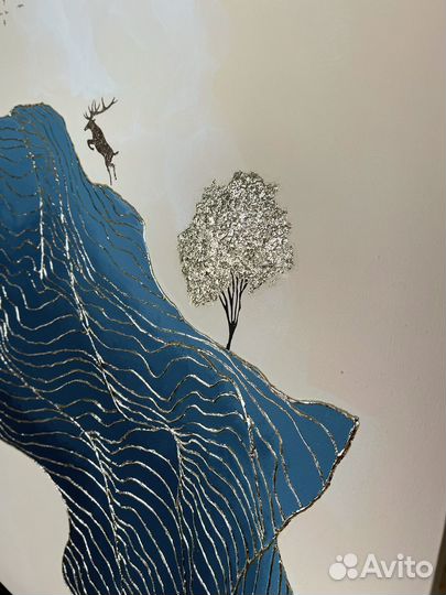 Интерьерная картина текстурная