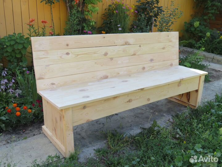 Лавка и стол для дачи и сауны
