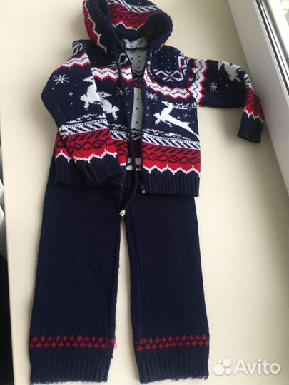 Шерстяной костюм детский