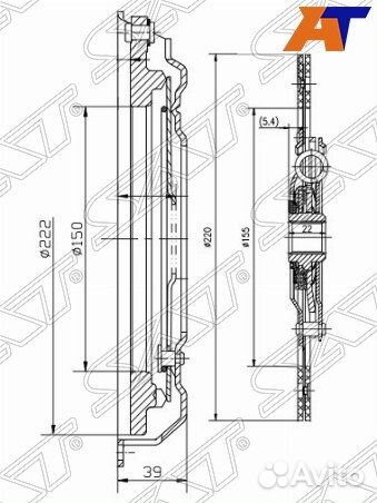 Комплект сцепления ford mondeo