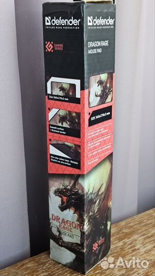 Игровой коврик для мышки Defender Dragon Rage M