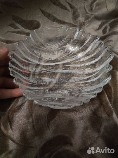 Вазочка конфетница Чехословакия винтаж