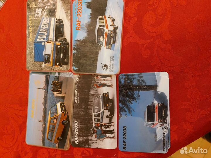 Календарь карманный Автоэкспорт СССР