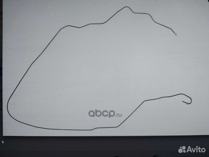 Трубка тормозная задняя левая Нексия