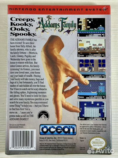 The Addams Family NES sealed