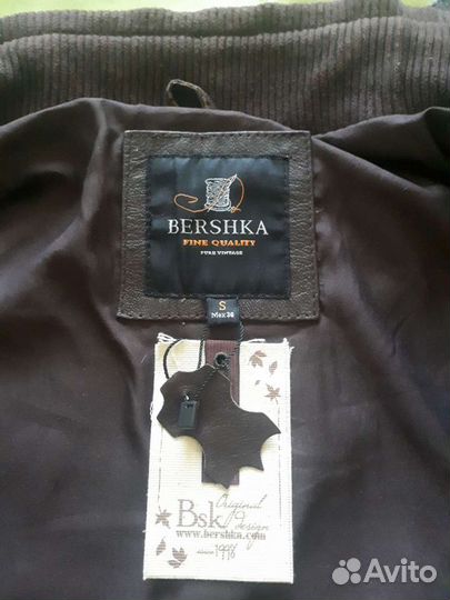 Кожаная куртка Bershka