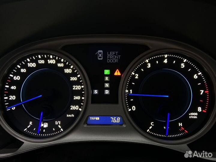 Пересвет приборной панели