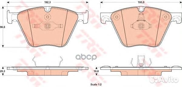 Колодки тормозные BMW X5(E70) /X6(E71) 08- перед