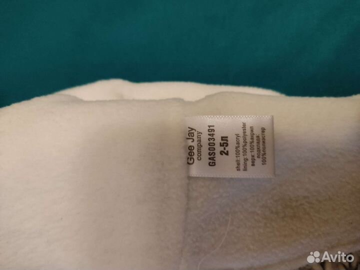 Шапка мишка с ушками с флисом 40-42 см Gee Jay