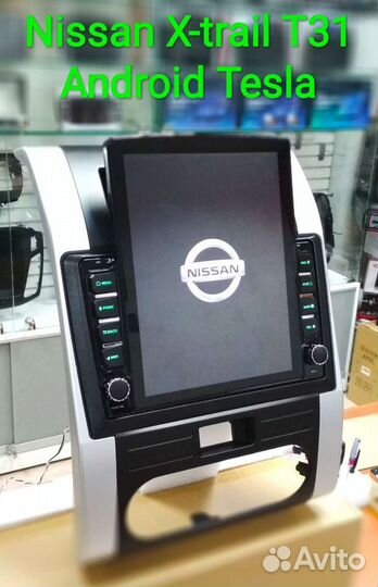 Nissan x-trail T 31 магнитола Android Tesla новая
