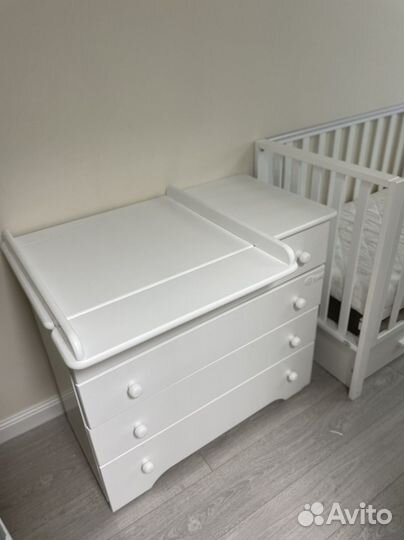 Комод пеленальный. массив бука (Гандылян)