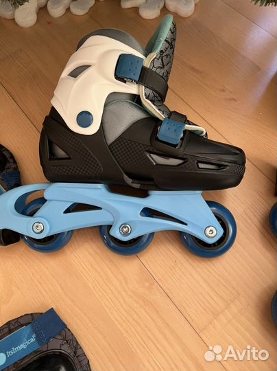 Роликовые коньки с комплектом, 30-33 р