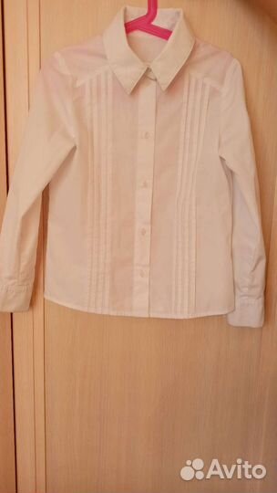 Блузка школьная 122,128