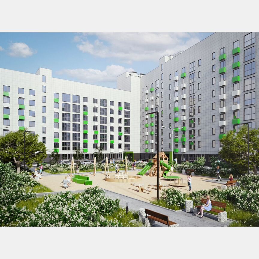 1-к. квартира, 34,7 м², 7/9 эт.