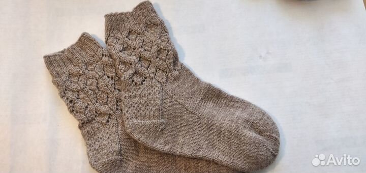 Вязанные носки ручной работы