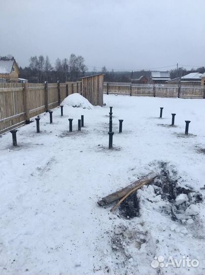 Винтовые сваи установка под ключ