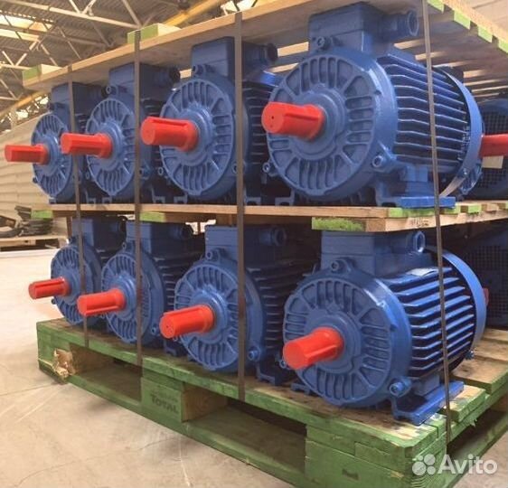 Электродвигатели от 1кВт до 400кВт новые