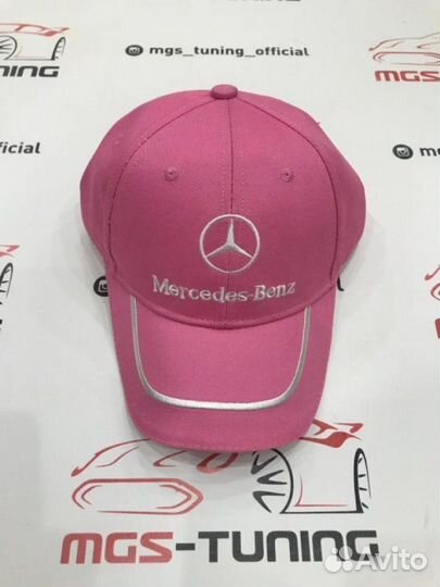 Кепка Mercedes-Benz стиль 2 розовый