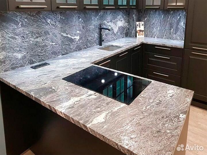 Столешница новая, столешница угловая, из камня