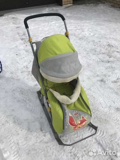 Коляска санки Ника детям 6