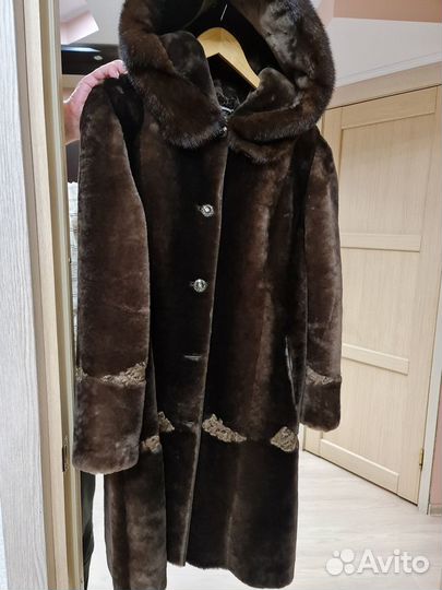 Шуба из мутона