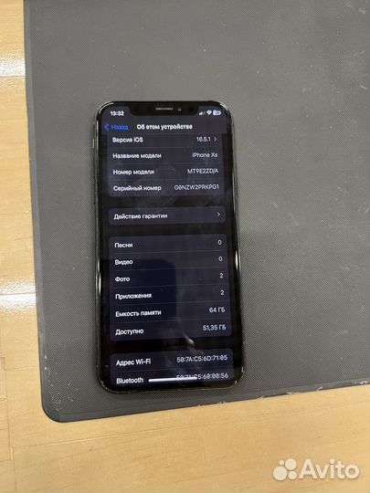 Телефон iPhone Xs 64