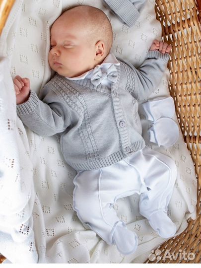 Комплект на выписку для мальчика