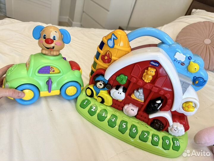 Развивающие игрушки погремушки от 0