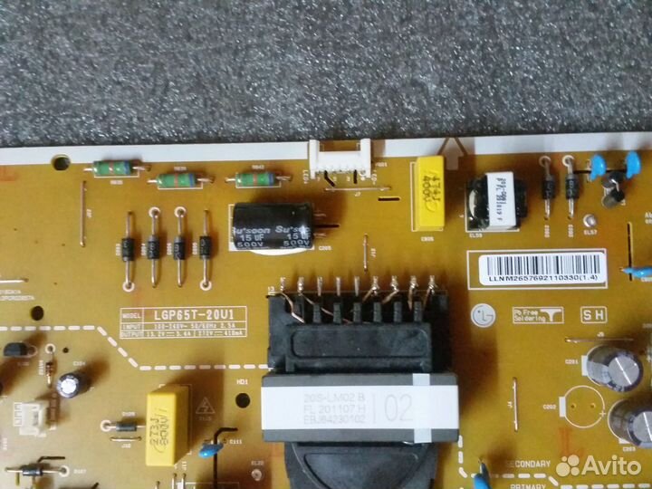 Блок питания для LG 65UN73506LB