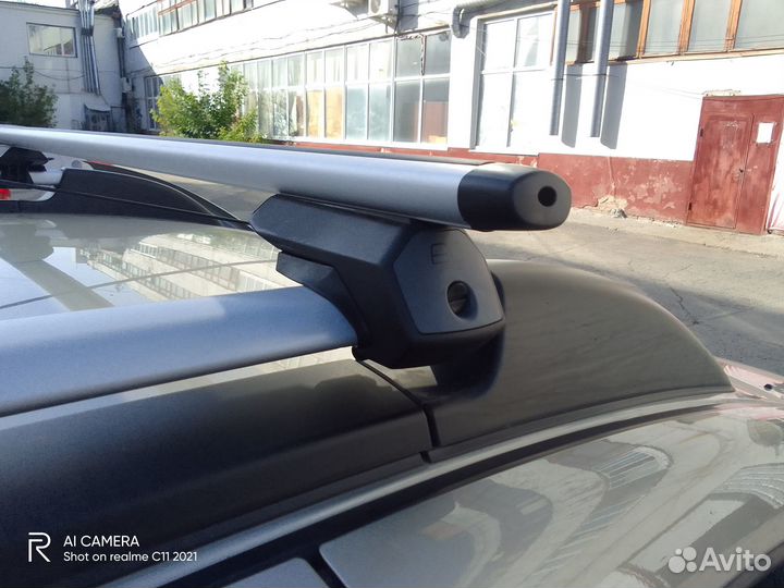 Багажник аэро на рейлинги на Ким 75