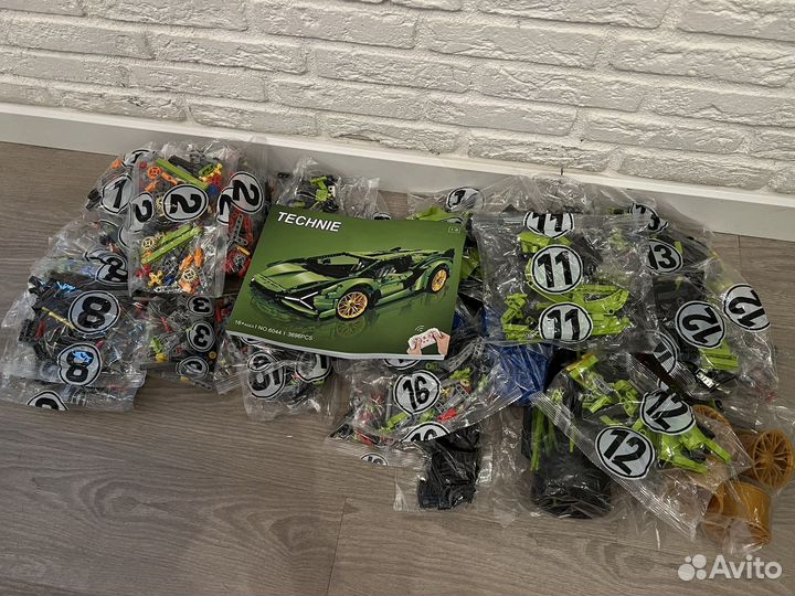 Lamborghini sian lego,42115,3696 новый конструктор