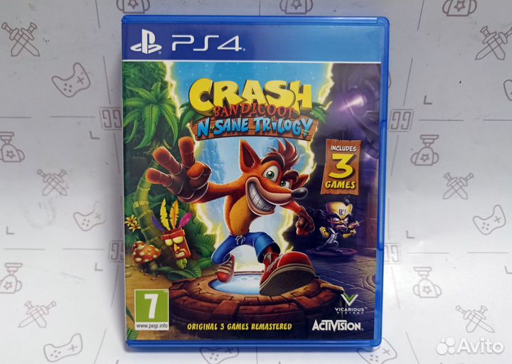Crash Bandicoot N Sane Trilogy для PS4