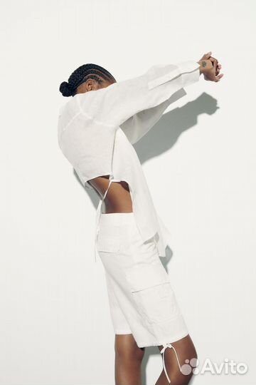 Шорты бермуды карго Zara