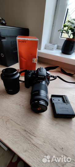 Ф/аппарат sony a350(2объек+вспышка sony HVL-F36AM)