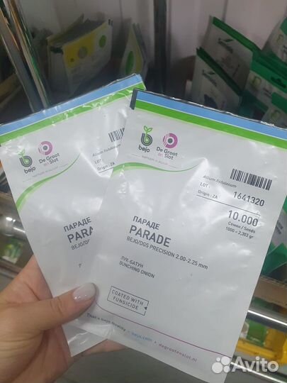 Семена Лук Параде на перо прециз 10 000с Бейо
