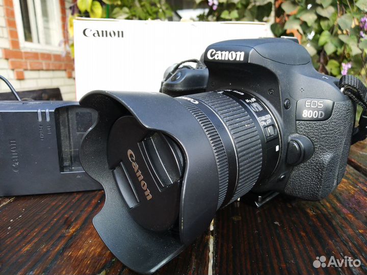 Фотоаппарат Canon eos 800d kit EF-S 18-55 IS STM