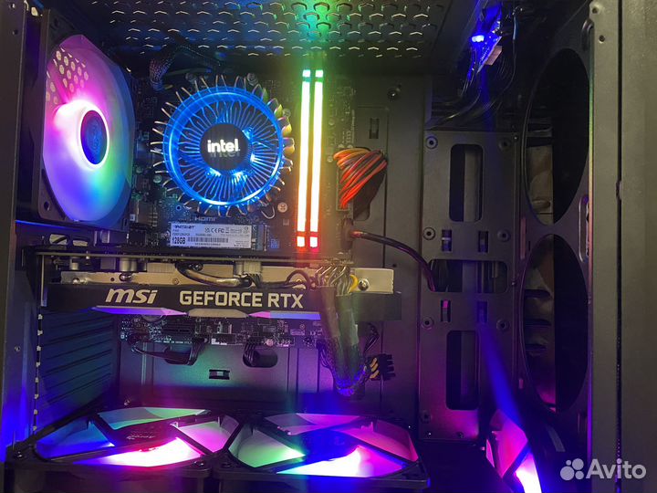 Игровой пк i3 12100f/RTX2060 super/16 gb озу