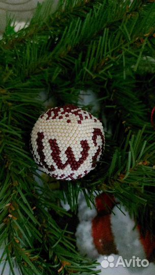 Новогодние шары ручной работы
