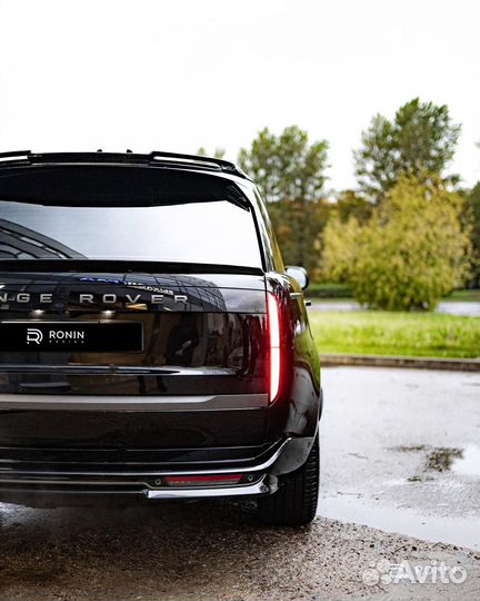 Накладка на задний бампер для Рендж Ровер 2022