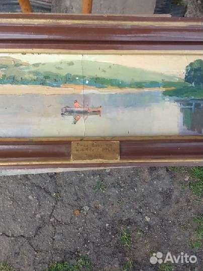 Картина старинная маслом