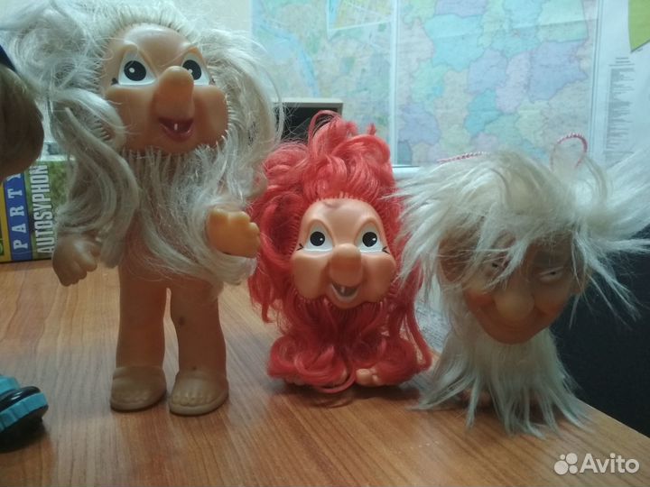 Кукла Санта Клаус и его друзья, винтаж, гдр