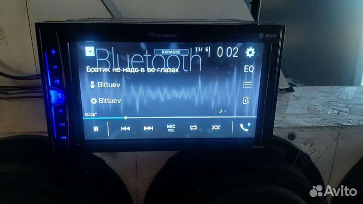 Магнитола pioneer 2din MVH-A210BT