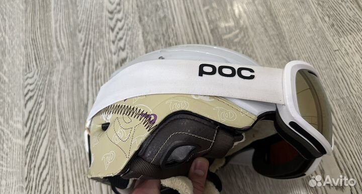 Горнолыжный шлем и маска