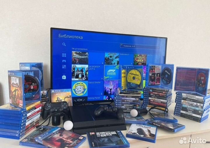 Sony playstation 4 + 120 игр