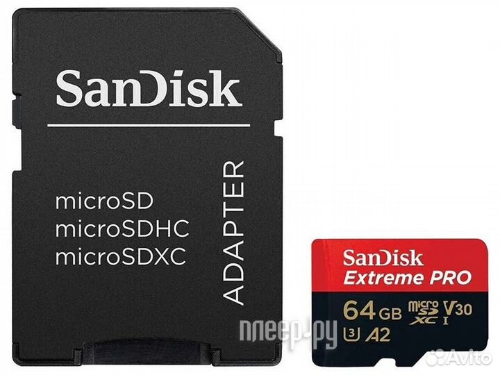 64Gb - SanDisk Extreme Pro Micro Secure Digita