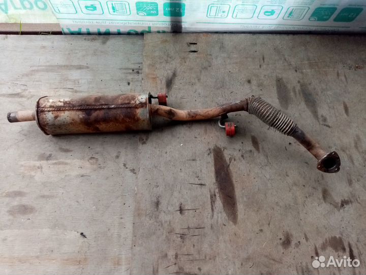 Приёмная труба глушителя Vw Polo Sedan