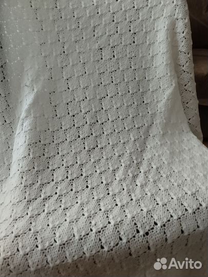 Плед детский вязаный ручная работа