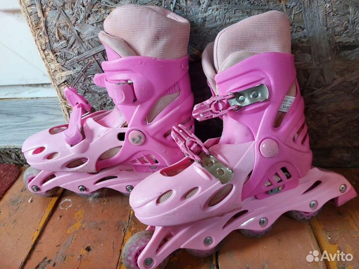 Роликовые коньки детские раздвижные