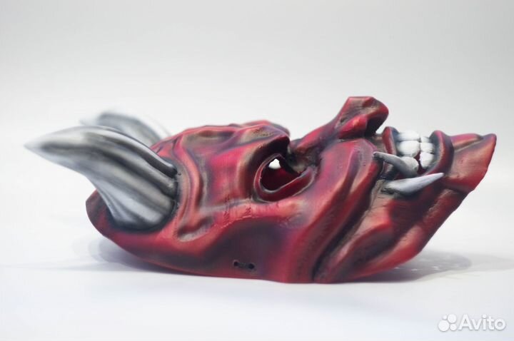 Японская маска, маска демона Они, Oni japan mask