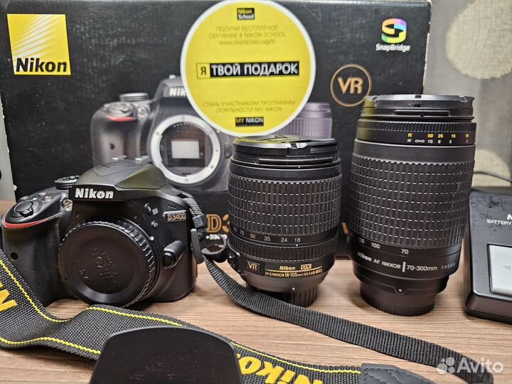 Зеркальный фотоаппарат nikon D3400